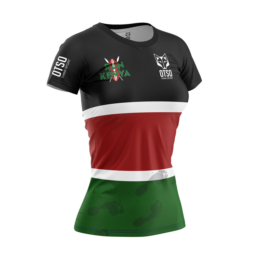 Women's short sleeve t-shirt - Run Kenya