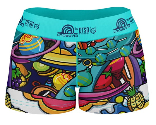Short CHUPA CHUPS SPACE (Goma vista sublimada)