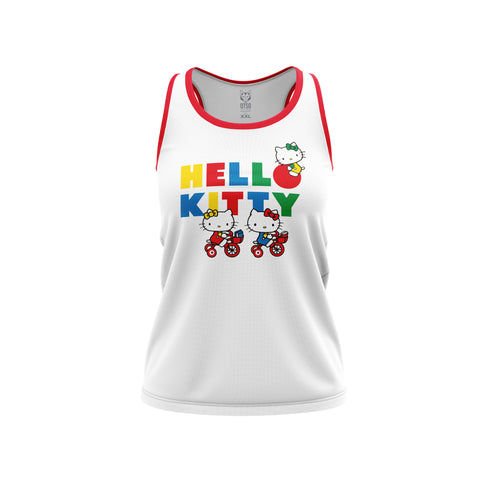 Girls and women's sleeveless t-shirt - Hello Kitty Smile