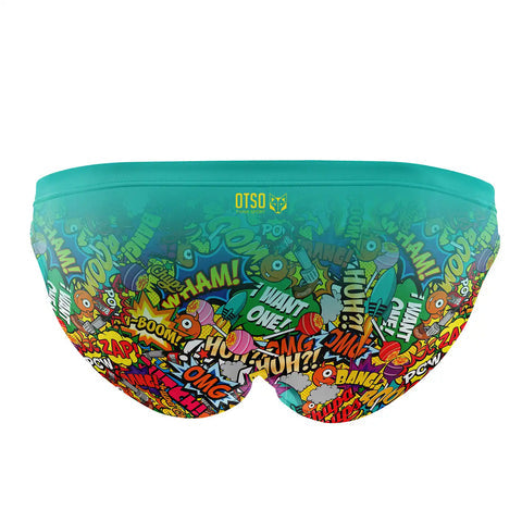 Men's swim briefs - Chupa Chups Comic