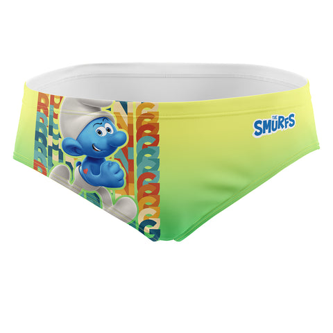 Men's brief swimsuit - Smurf Running