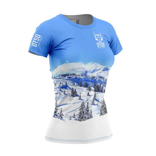 Women's short sleeve t-shirt - Snow Forest