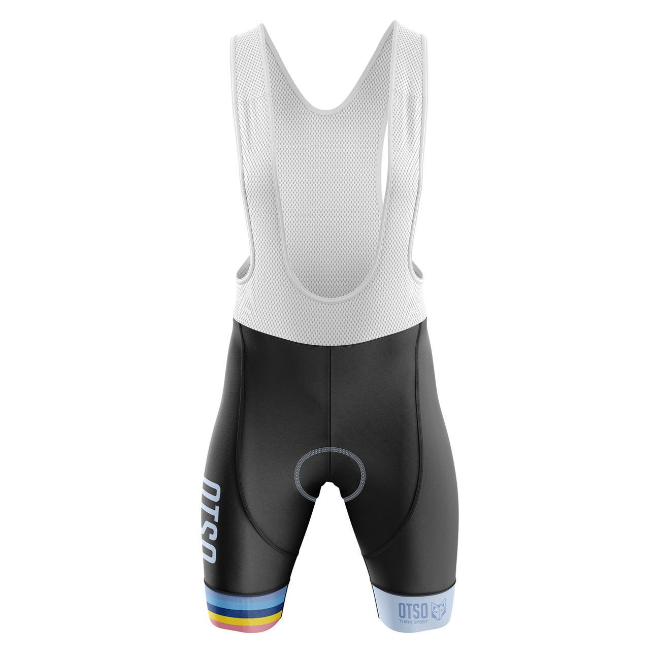 Men's cycling shorts - Stripes Turquoise (OUTLET)