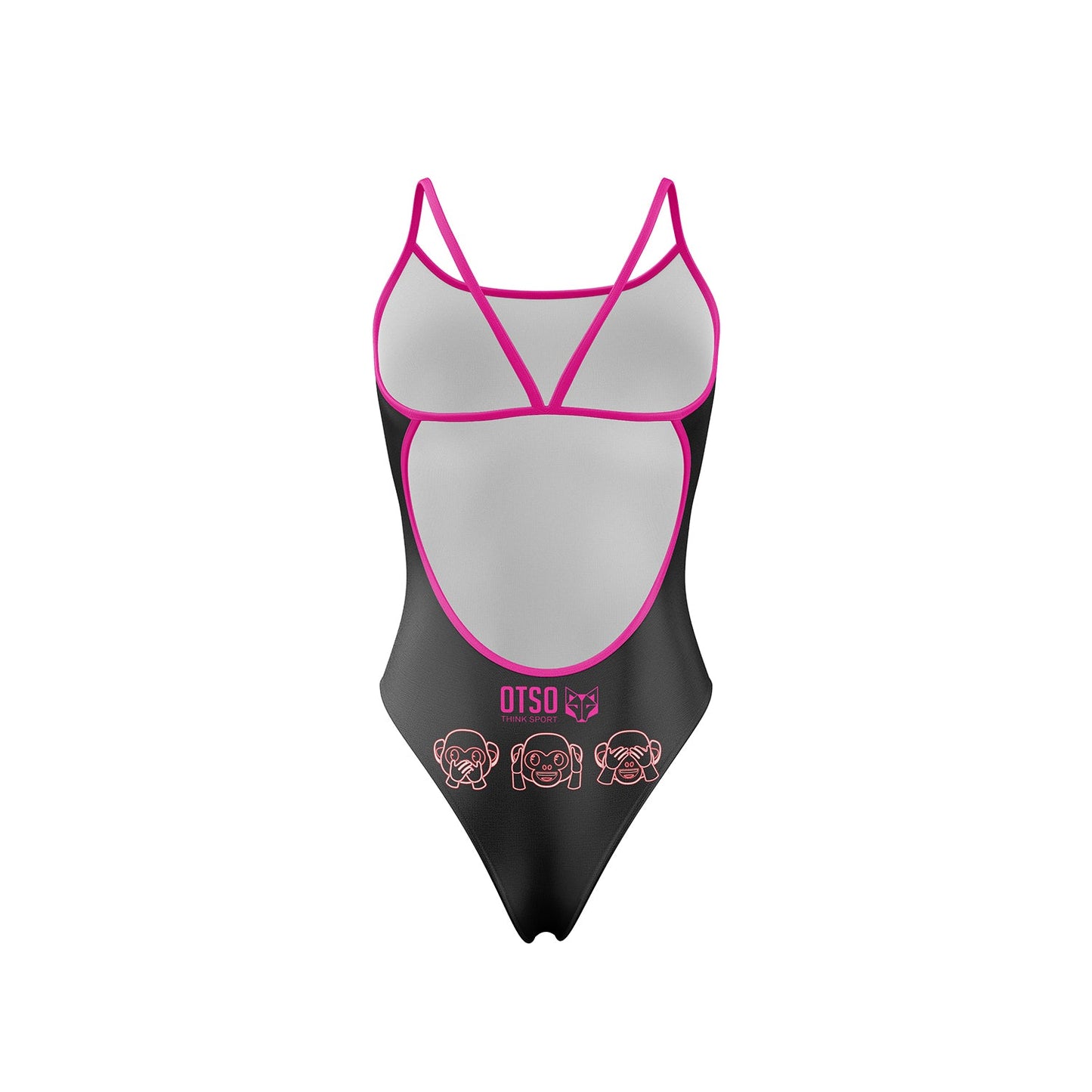 Bañador mujer - Emoji Monkey Neon