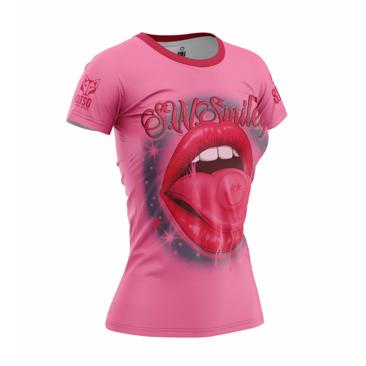 Camiseta manga corta mujer - Smiley  Hella Good