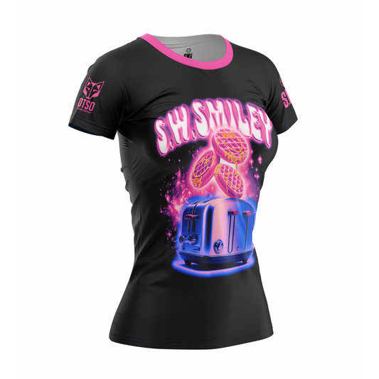 Camiseta manga corta mujer - Smiley Concrete Canvas Toaster