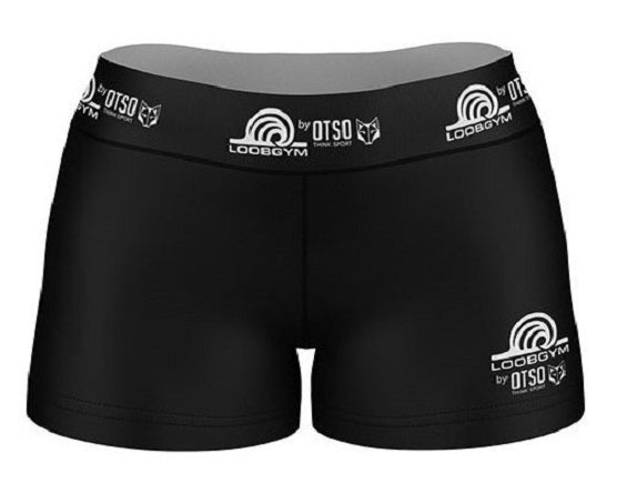 Short BLACK (lycra brillante) - OUTLET