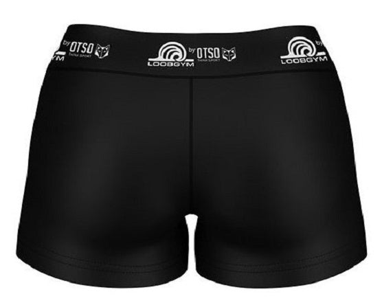 Short BLACK (lycra brillante) - OUTLET