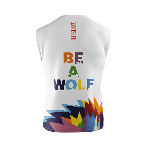 Men's sleeveless t-shirt - Wolf