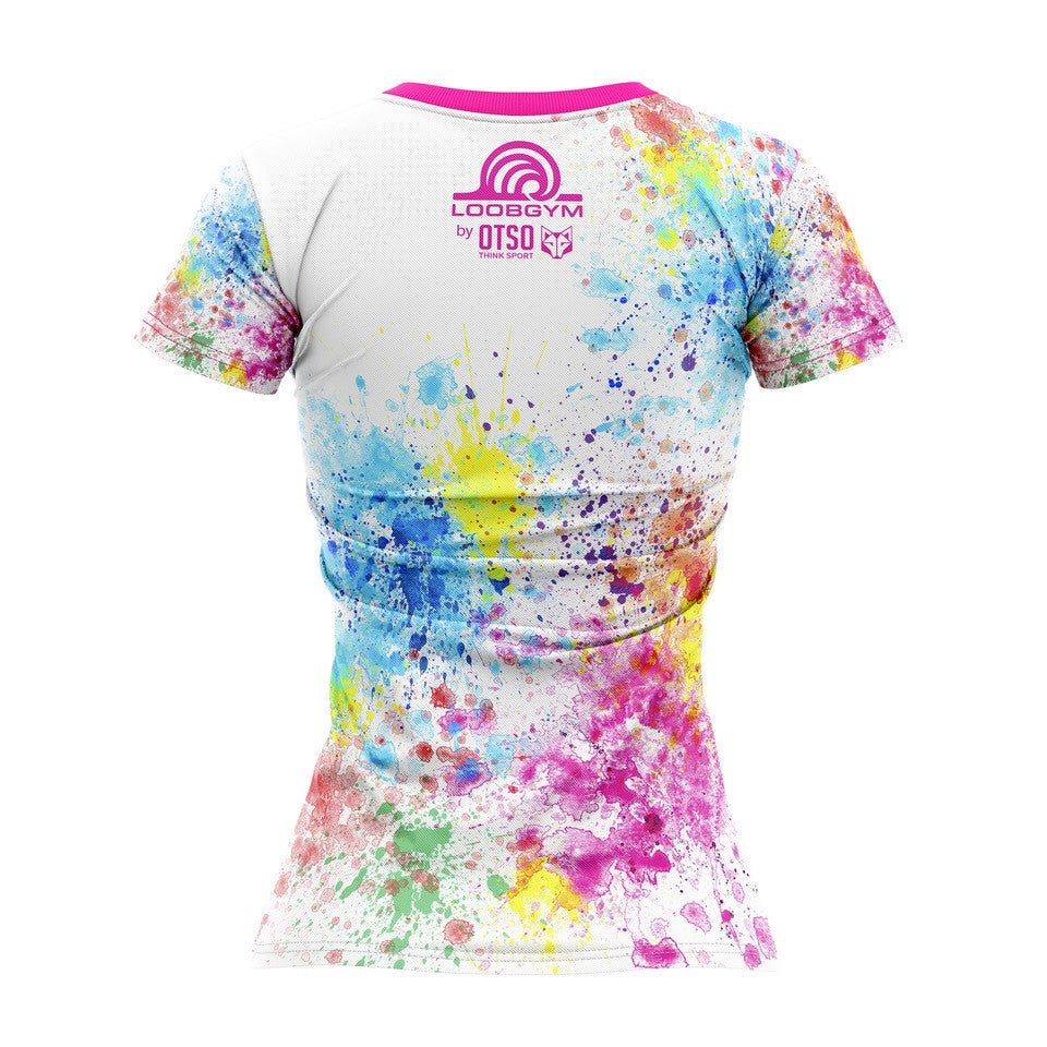 Camiseta técnica manga corta PAINT KIDS - OUTLET