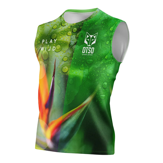 Men's sleeveless padel t-shirt - Paradise