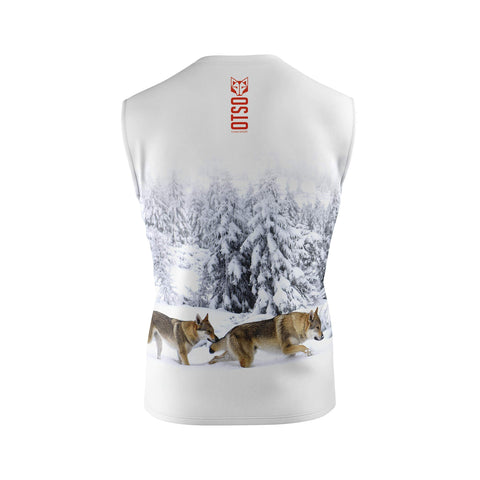 Men's sleeveless t-shirt - Wolf