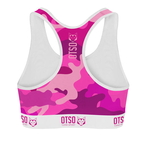 Sports top - Camo Pink