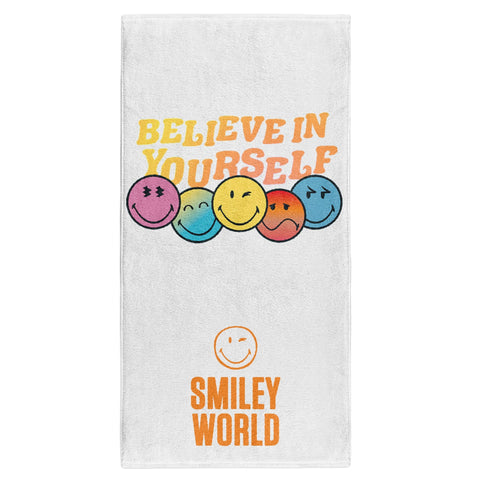 Toalla de microfibra - Smiley World Believe