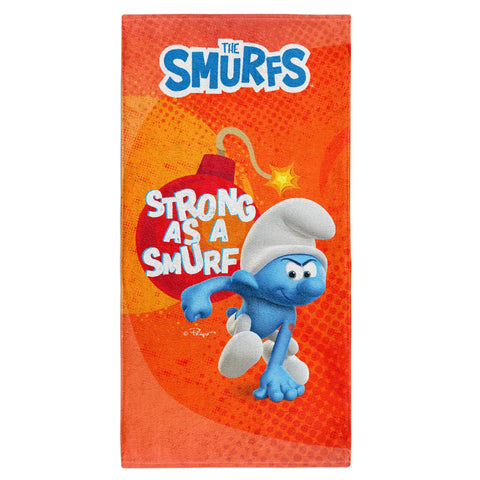 Toalla de microfibra - Smurf Strong