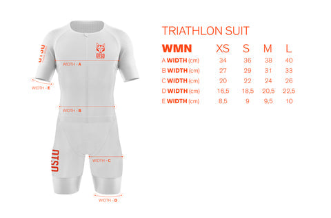 Mono de triatlón mujer - Swim Bike Run Flower