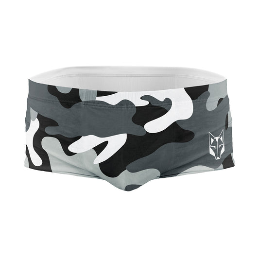 Men's swim trunks - Camo Gray