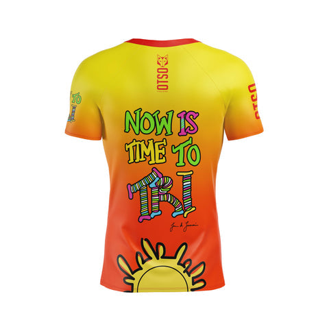 Camiseta manga corta hombre - Time to Tri Run