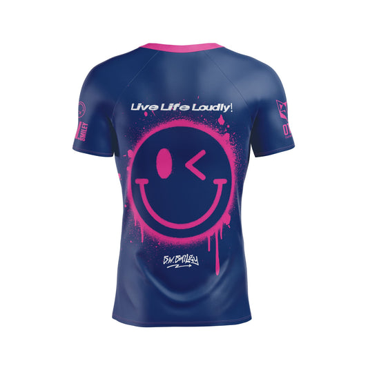 Camiseta manga corta hombre - Smiley Graffiti