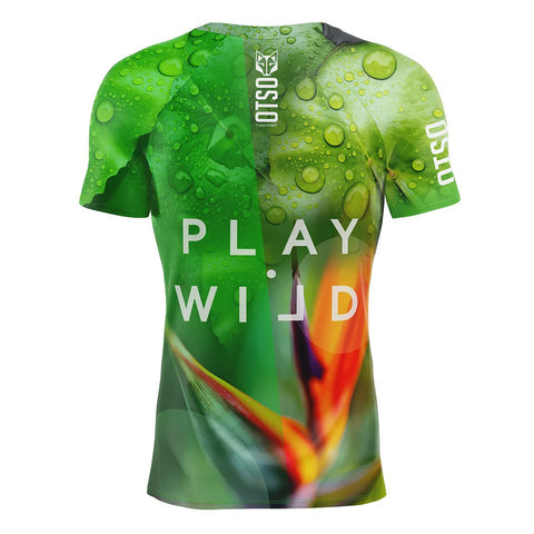 Men's short sleeve padel t-shirt - Paradise