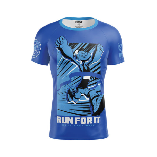 Men's short sleeve t-shirt - Popeye Run For It