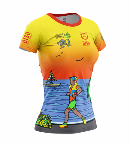 Camiseta manga corta mujer - Time to Tri Run