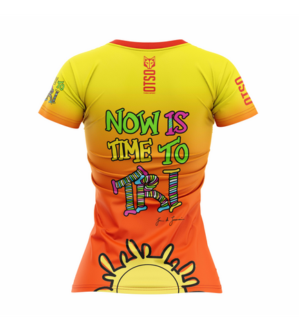 Camiseta manga corta mujer - Time to Tri Swim