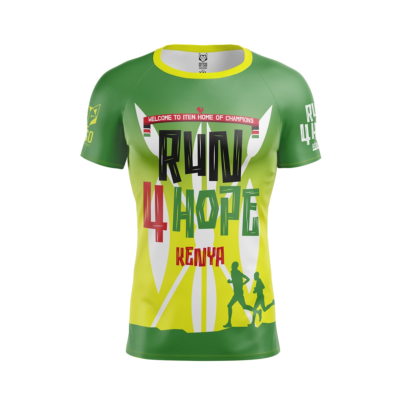 Camiseta manga corta hombre - RUN4HOPE KENYA