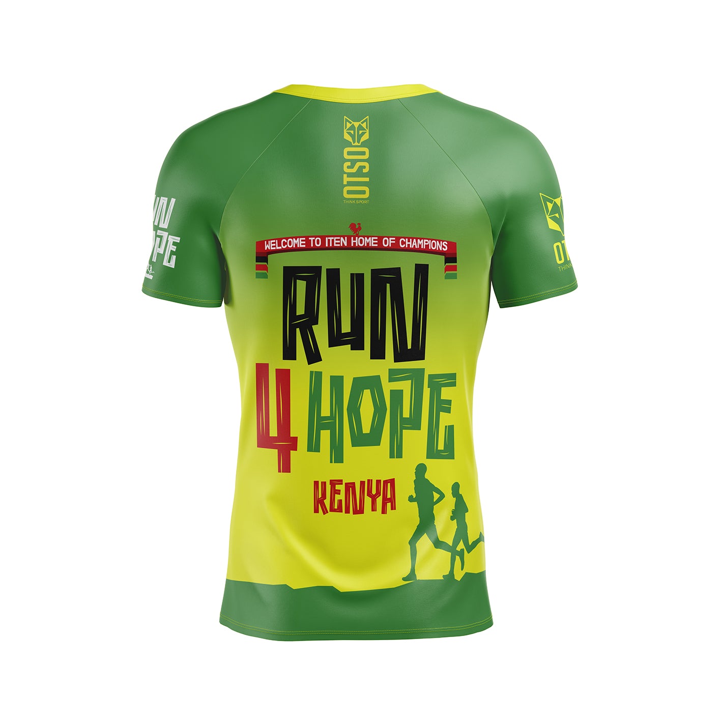 Camiseta manga corta hombre - RUN4HOPE KENYA
