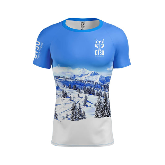 Men's short sleeve t-shirt - Snow Forest