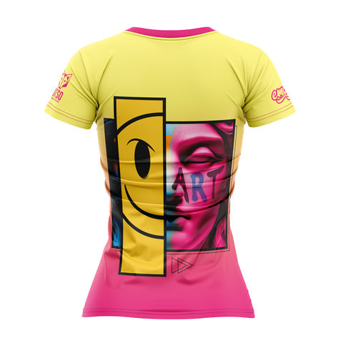 Women's short-sleeved T-shirt - Emoji Glow-Up