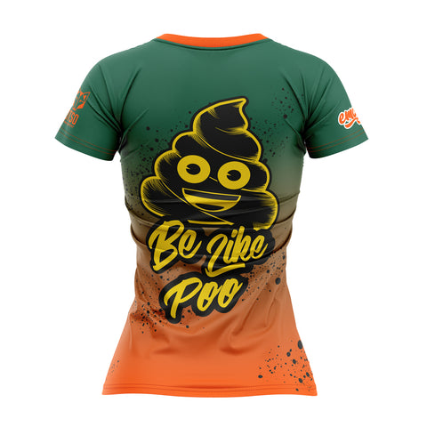 Women's short-sleeved T-shirt - Emoji Be Like Poo