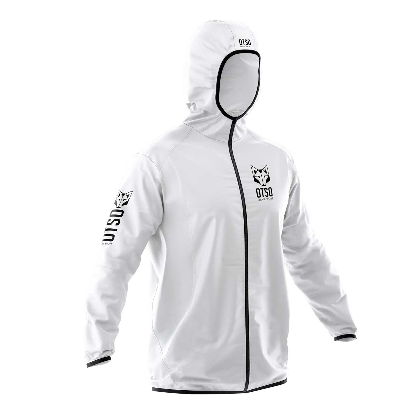 Waterproof Jacket - White &amp; Black