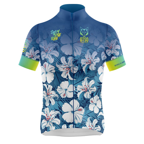 Maillot de ciclismo manga corta mujer - Flowers