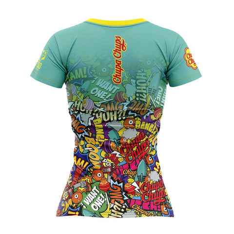 Women's short sleeve t-shirt - Chupa Chups Comic