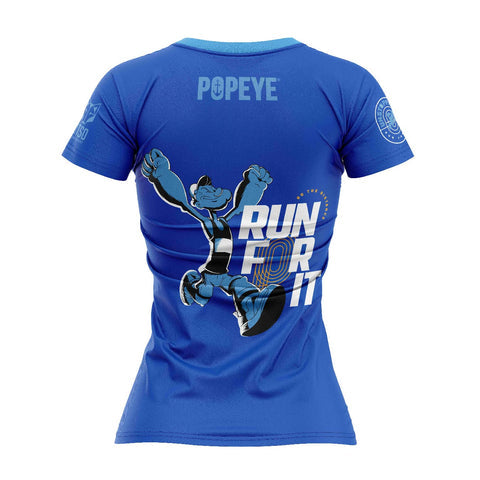 Women's short sleeve t-shirt - Popeye Run For It