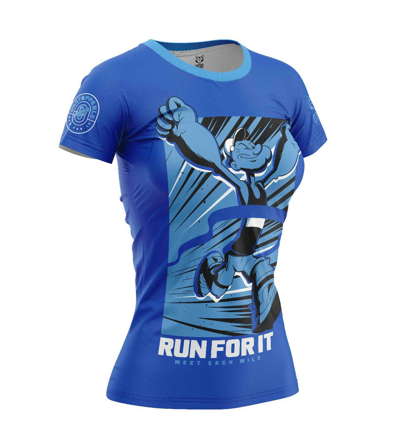 Camiseta manga corta mujer - Popeye Run For It