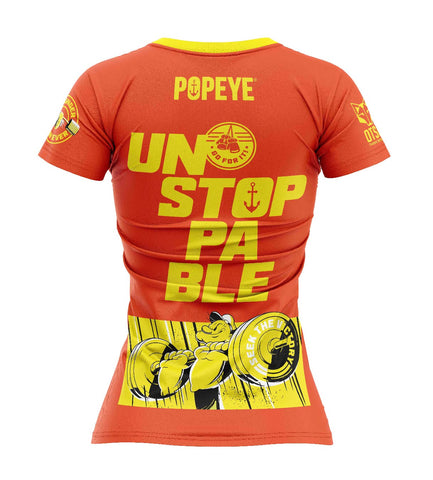 Women's short sleeve t-shirt - Popeye Unstoppable