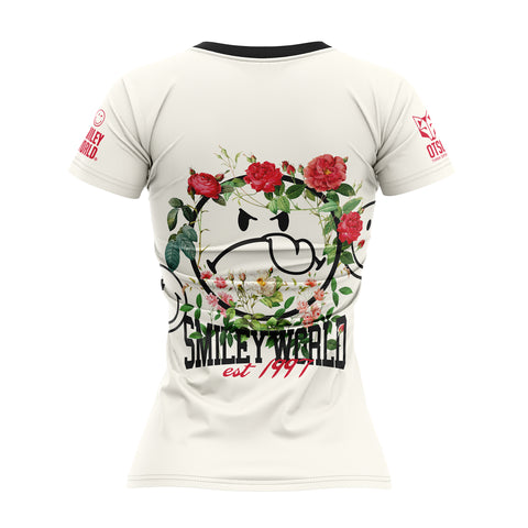 Camiseta manga corta mujer - Smiley Vintage