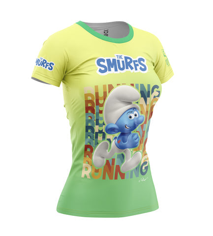 Camiseta manga corta mujer - Smurf Running