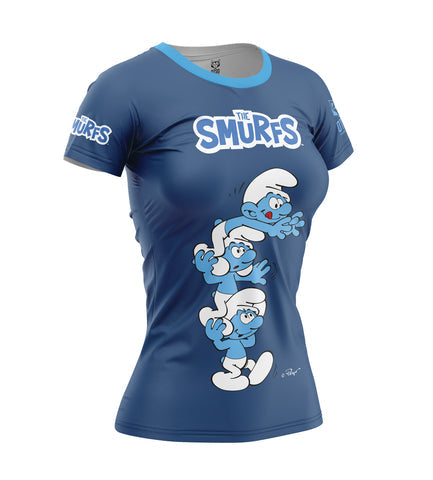 Camiseta manga corta mujer - Smurf Towers