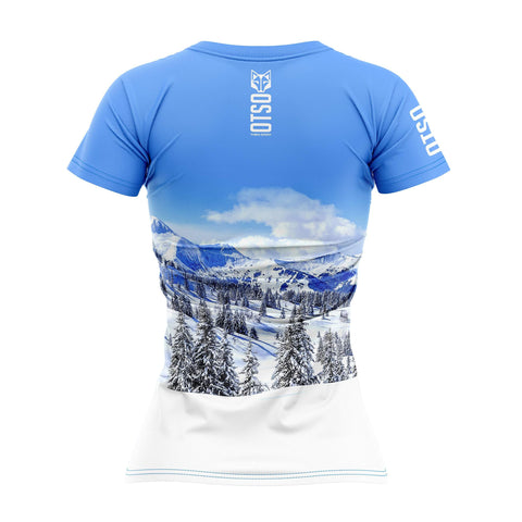 Women's short sleeve t-shirt - Snow Forest