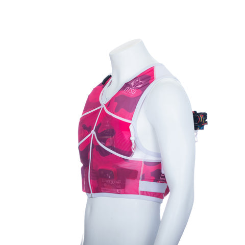 Trail running backpack - Cam Pink