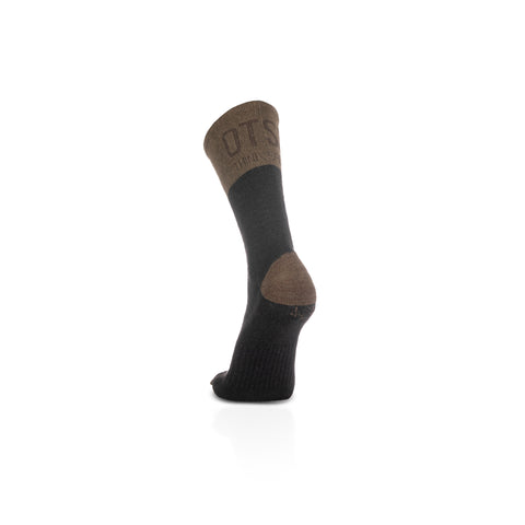 Calcetines de Lana Merina High Cut - Brown Trunk