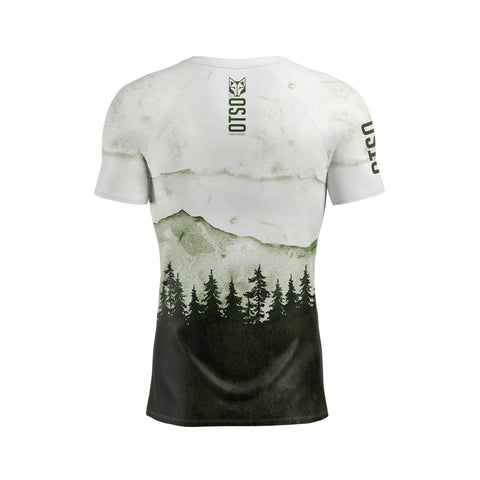 Men's short sleeve t-shirt - Green Forest