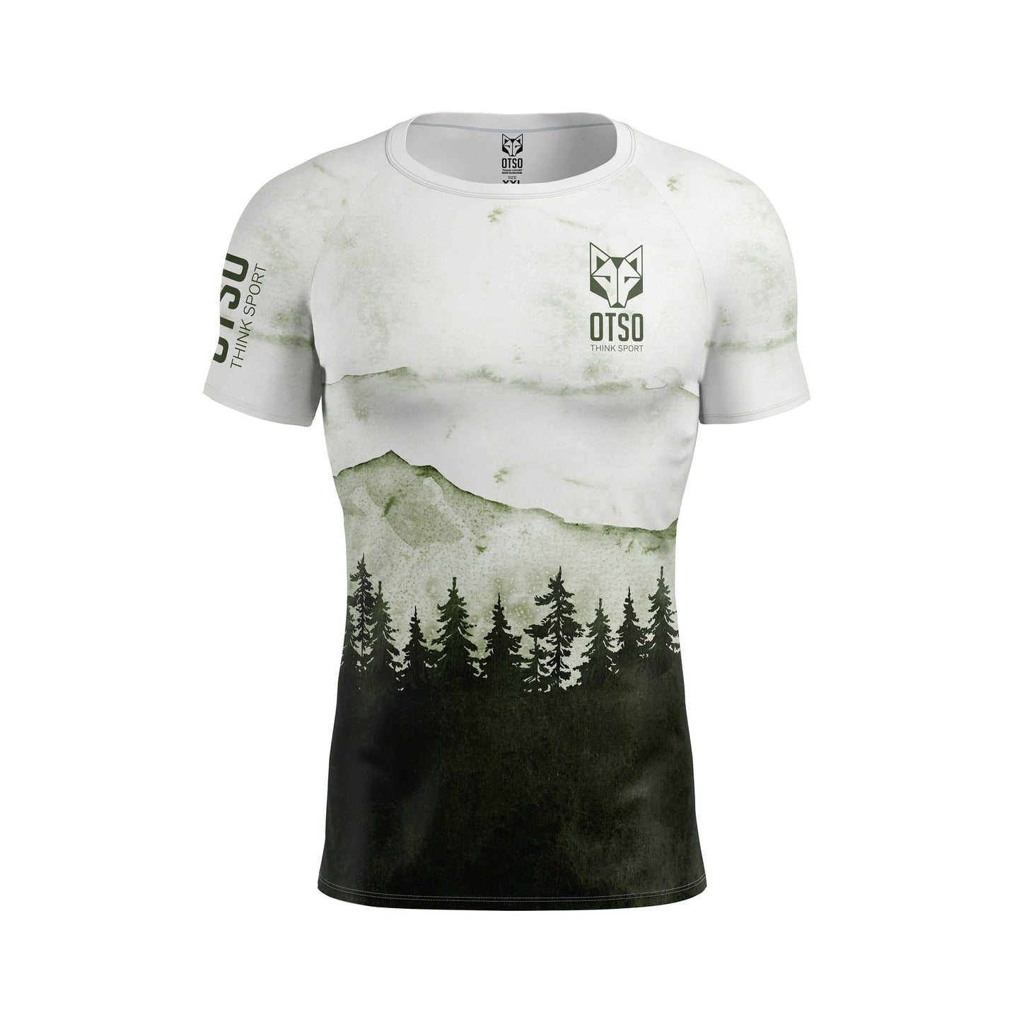 Men's short sleeve t-shirt - Green Forest