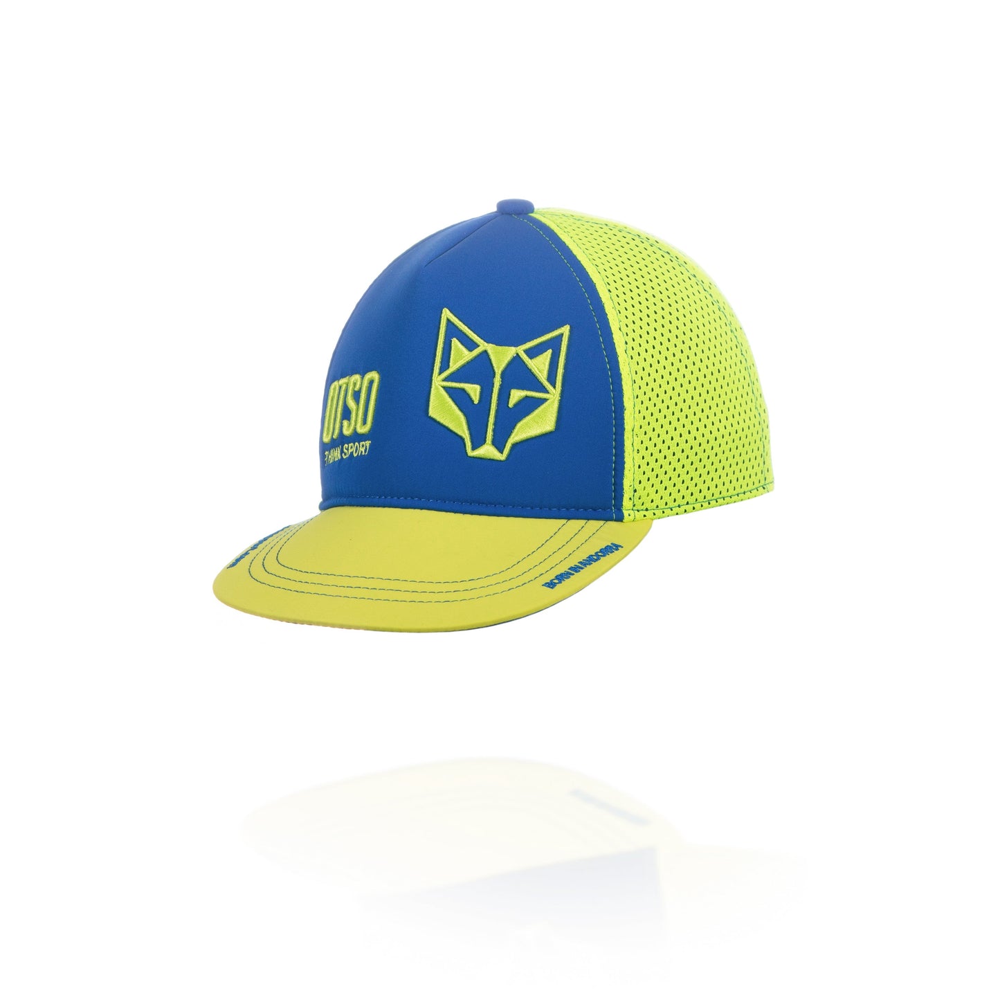 Snapback cap - Electric Blue &amp; Fluo Yellow