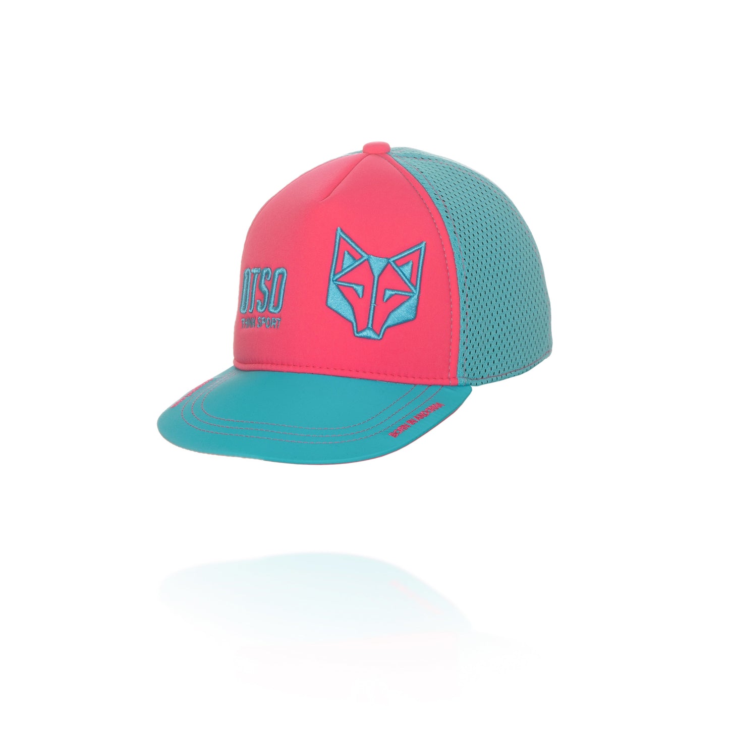 Gorra snapback - Fluo Pink & Light Blue