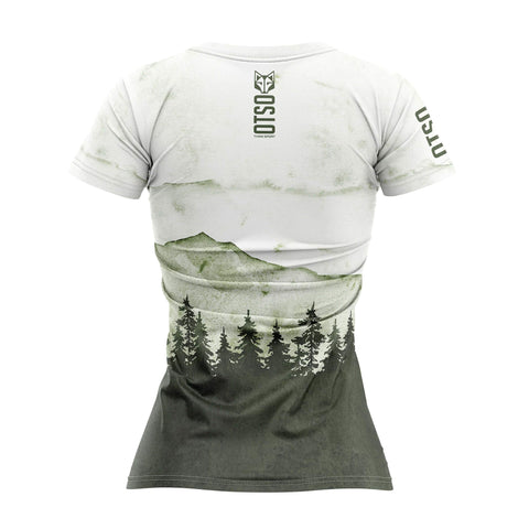 Women's short sleeve t-shirt - Green Forest