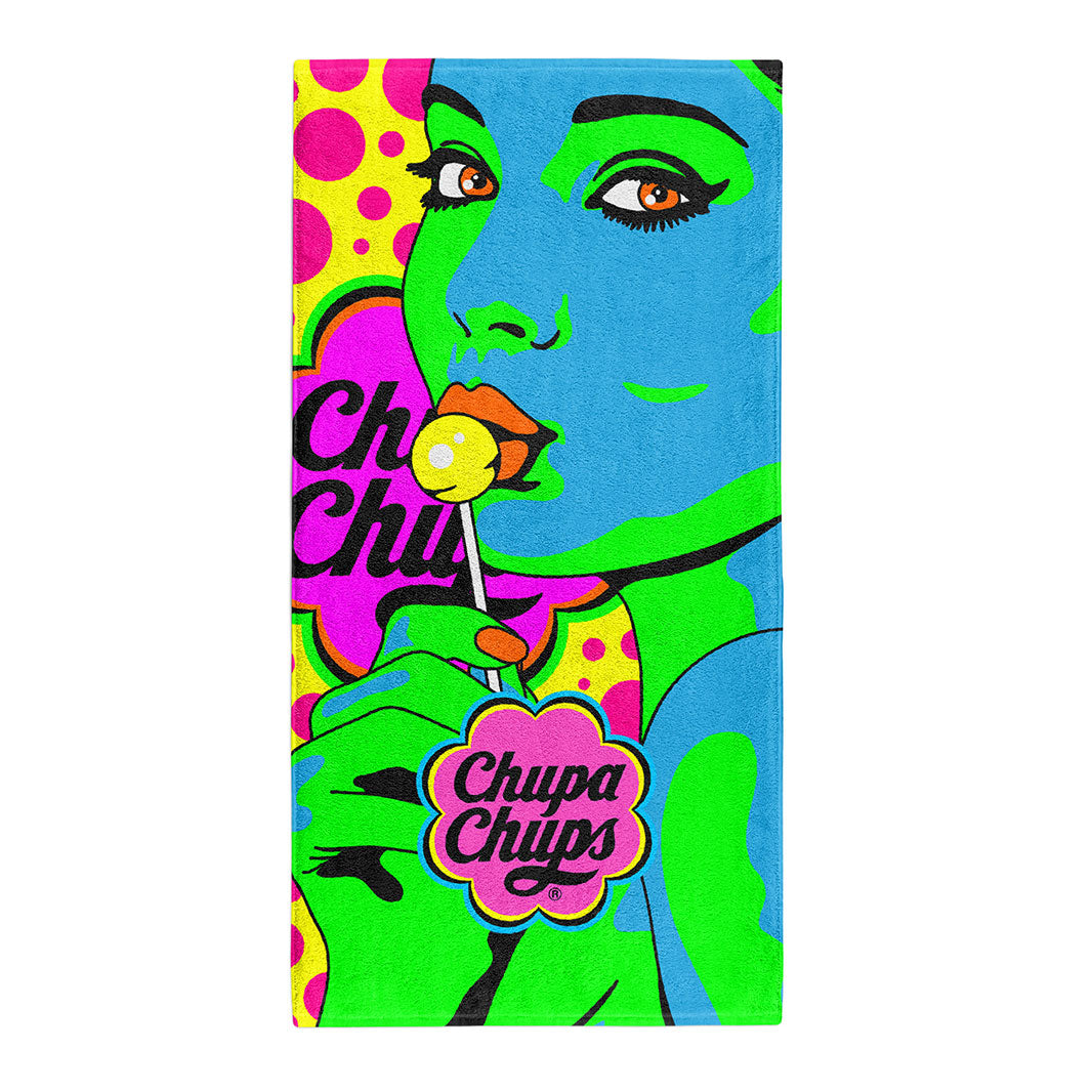 Microfiber towel - Chupa Chups Warhool